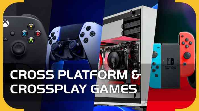 Video games with cross-platform play