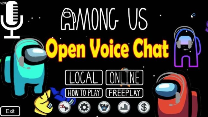 Online games with voice chat features